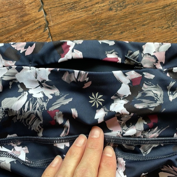 Athleta challenge bloom leggings in midnight blue size Small - Picture 7 of 7